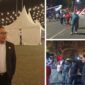 Foto Bupati Ir.H.Amirudin saat Cek lokasi Persiapan upacara besok 17 agustus2025.di dampingi Anggota DPR-RI, Ir H.Beniyanto.Tamoreka dan para OPD yang sempat hadir.