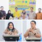 Foto,  Asisten 1 Bidang Kesra Hj Nurjalal Amir.SH, Kadispustaka Benyamin Pongdatu, bersama Para narasumber.