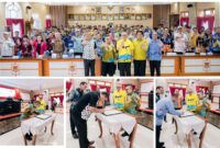 Foto, Bupati Ir.H Amirudin.MM Bersama Wakil Bupati Drs.H.Furqanuddin.MM,Sekda Moh.Ramli Tongko dan Kaban BPKAD Drs Damri Dajanun..M.Si, Insfektur Infektorat Syafrullah Mambuhu, S.STP,