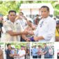 Foto, Mewakili Bupati Kadis TPHP Subhan Lanusi serahkan Hand Traktor pada petani bersama Sekdis TPHP dan Para kabid