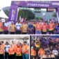 Foto Bersama Menteri PPPA-RI Arifah Fauzi,didampingi Bupati Banggai Ir. H. Amirudin, MM., AIFO, Wakil Bupati Drs. H. Furqanuddin, MM., dan Kepal Cabang Bank BRI Said Salmin, serta dihadiri jajaran OPD, unsur Forkopimda,