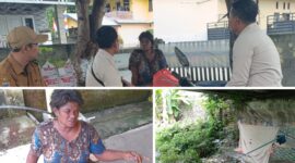 Foto Berikut Tunawisma bernama Marwah yang tinggal di bawa jembatan kelapa dua Sudah di tangani pihak Dinsos dan kelurahan simpong Kabupaten banggai