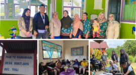 Foto Kabid PAUD dan PNF Syamsul Bahri Lanta .S.STP wakili Kadisdikbud Serahkan Alat Star link dari JOB Tomori pada beberapa PAUD di 3 Desa Kecamatan toili 