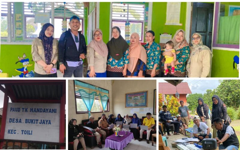 Foto Kabid PAUD dan PNF Syamsul Bahri Lanta .S.STP wakili Kadisdikbud Serahkan Alat Star link dari JOB Tomori pada beberapa PAUD di 3 Desa Kecamatan toili