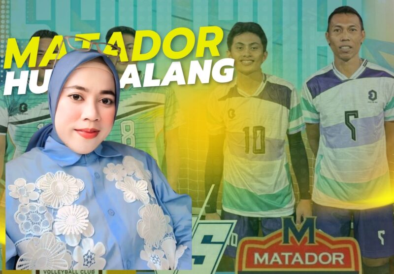 Anleg Sriwijayanti Budiono Dukung Tim Matador Hulubalang di Semifinal Turnamen Bola Voli Kapolsek Paleleh Cup 2025