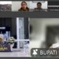 Foto : Gubernur Sulteng Anwar Hafid  Pimpin Rapat Lewat Zoom Dihadiri Bupati Banggai Ir H.Amirudin.MM Bahas Pendistribusian LPG se-Sulteng