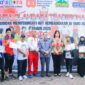 Foto Bersama Staf Ahli Bidang Ekonomi, Keuangan, dan Pengembangan Kawasan Wilayah, Amin Jumain dan para panitia serta Pemenang lomba