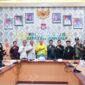 Foto Wabup Drs H.Furqanuddin.MM Anggota DPR-Prov sulteng H.Samiun Agil, anggota Komisi I Mahfud Masuara,Ketua Forum Pemekaran Daerah Persiapan Kabupaten Tompotika Rensly Saadjad