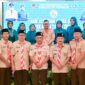 Foto Bersama Bupati Ir.H.Amirudin.MM dan Ketua TP-PKK Banggai Ir Hj.Syamsuarni Amirudin serta para Camat se-kabupaten banggai