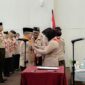 Foto Bupati banggai Ir H.Amirudin.MM Saat di kukuhkan menjadi Mabicap Sekaligus melantik para Kwarcap 