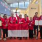 Foto Tim PEP DMF meraih Grand Prize pada ajang  11 tahun Internasional Exhibition of Inventions ( IEI ) di Guangzhou, China