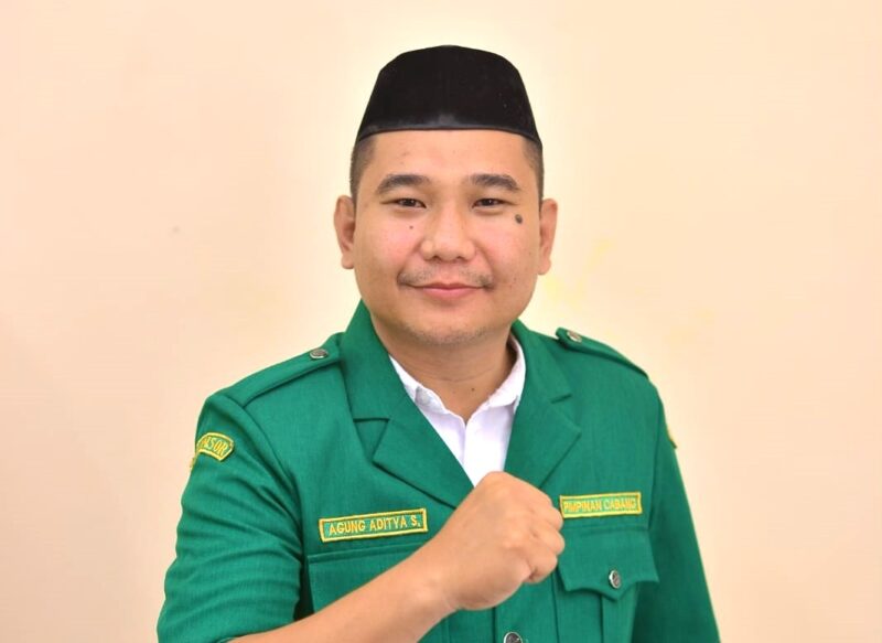 Agung Aditya Saenong, Ketua PC GP Ansor Boltara