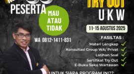 PJS Geral Try Out UKW, Persipkan Wartawan Kompeten
