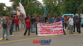 Foto Aksi Damai Sambut Hari Tani Tinjau kembali Konplik Agraria di beberapa wilayah di banggai