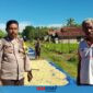 Bhabinkamtibmas Desa Modo Turun Langsung Mendata Hasil Panen Jagung