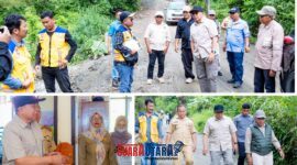 Foto Wabup Drs H.Furqanuddin bersama rombongan sidak tiga tempat terkait kedisiplinan ASN dan tinjau beberapa proyek di kecamatan pagimana