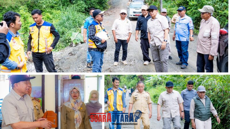 Foto Wabup Drs H.Furqanuddin bersama rombongan sidak tiga tempat terkait kedisiplinan ASN dan tinjau beberapa proyek di kecamatan pagimana