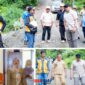 Foto Wabup Drs H.Furqanuddin bersama rombongan sidak tiga tempat terkait kedisiplinan ASN dan tinjau beberapa proyek di kecamatan pagimana