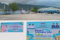 Foto Persiapan Kantor KUPP Klas II Luwuk dalam persiapan Kegiatan jalan santai besok minggu 21/09/2025 start di depan Kantor dishub dan finis di depan Kantor KKUPP Luwuk