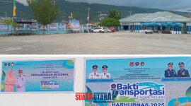 Foto Persiapan Kantor KUPP Klas II Luwuk dalam persiapan Kegiatan jalan santai besok minggu 21/09/2025 start di depan Kantor dishub dan finis di depan Kantor KKUPP Luwuk