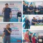 Foto Staf Khusus Bidang Hukum Mujiono Lasitata. Dan Kepala KUPP Kelas II Luwuk Hasfar.M.SE.M.M dalam penyampaian dan di rangkaian pemotongan tumpeng Harhubnas2025 di saksikan Unsur Forkopimda banggai