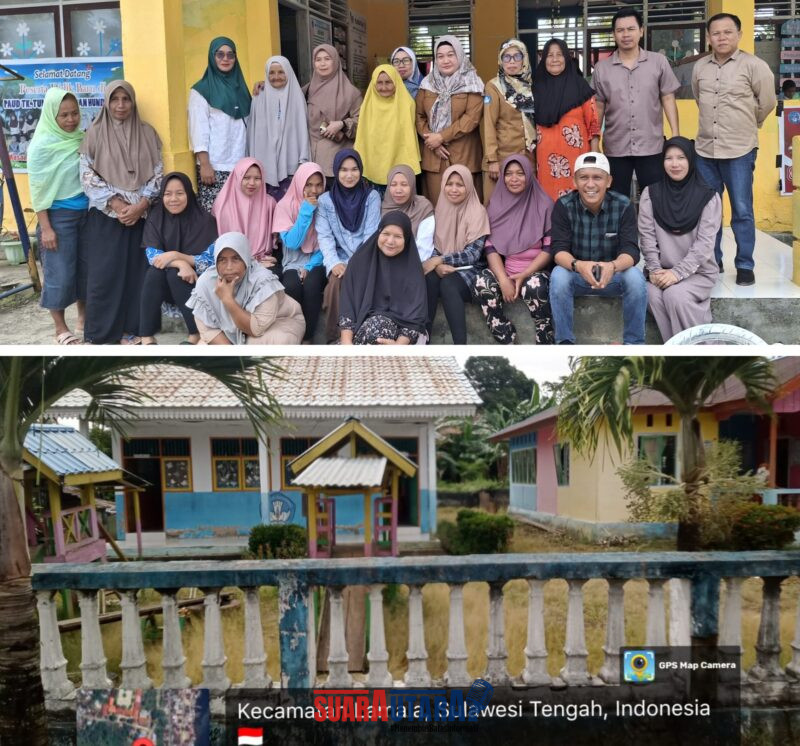 Foto Kabid PAUD dan PNF Syamsul Bahri Lanta .S.STP Bersama Tim staf nya serta Guru dan Kepseknya 