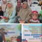Foto Kepala MIN 1 Banggai, Hasniar J, S.Pd.I, bersama Kedua Ibunya dan Pembimbingnya Anita Mandasari.