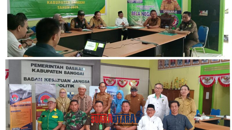 Foto Kasi Intel Kejaksaan Negeri Banggai Sarman Tandisau.SH, Kaban Kesbangpol,Syarifudin Muid.SH, Kemenag Suadi Khanjai.