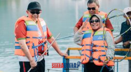 Foto Wabup banggai Drs H.Furqanuddin.MM, Sekda Moh.Ramli Tongko,