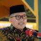 Foto Bupati Banggai Ir.H.Amirudin.MM Berikan sambutan di saat pembukaan MTQ Batui Selatan 