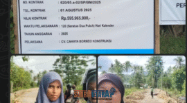 Ruas Jalan Tongon–Panimbul  (Foto:suarautara{
