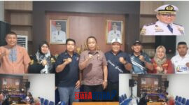Foto Kadishub Banggai Farid.H.Karim.SH terima Kunjungan Dari Perwakilan Kepala KUPP.