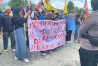 Ratusan Massa AMARA Geruduk Polres & DPRD Touna, Desak Copot Kapolri dan Tuntaskan Kasus Afan