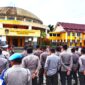 Kapolres Buol Pimpin Apel dan Aksi Bersih-Bersih Usai Unjuk Rasa Damai di DPRD Foto :Hamdun SDB)