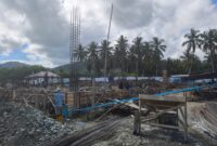 Lokasi Pekerjaan pembangunan baru sarana dan prasarana Laboratorium Kesehatan Masyarakat (Labkesmas) Kab.Tojo Una-una.