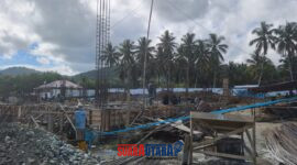 Lokasi Pekerjaan pembangunan baru sarana dan prasarana Laboratorium Kesehatan Masyarakat (Labkesmas) Kab.Tojo Una-una.
