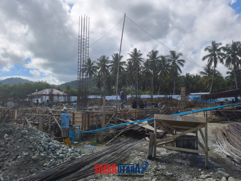 Lokasi Pekerjaan pembangunan baru sarana dan prasarana Laboratorium Kesehatan Masyarakat (Labkesmas) Kab.Tojo Una-una.