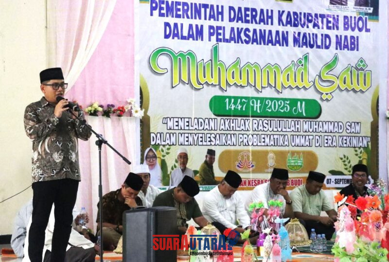 Kapolres Buol Hadiri Peringatan Maulid Nabi Muhammad SAW
