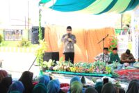 Bupati Buol Risharyudi Triwibowo menyampaikan Sambutan.(Foto Diskominfo)