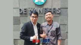 Ketua Umum PJS, Mahmud Marhaba bersama Wahyu Jati Syawaludi
(Ketua DPD PJS Jambi