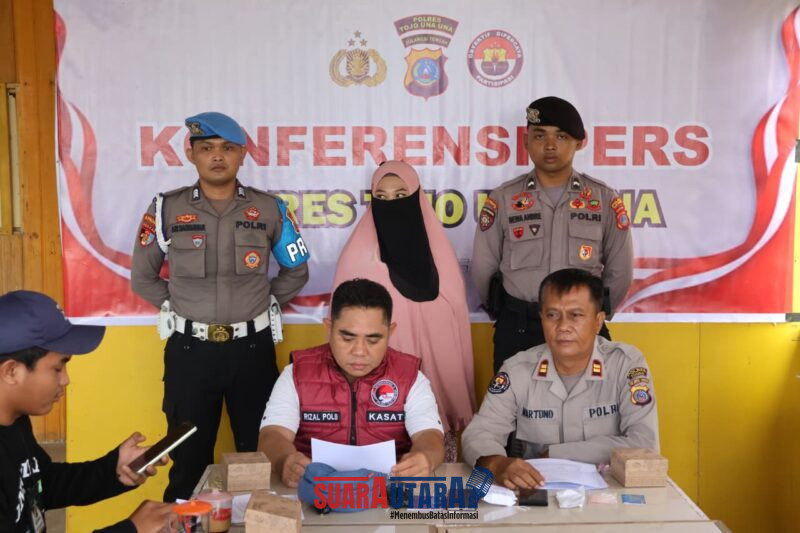 Wanita di Tojo Una- Una Ditangkap Bawa 51 Gram Sabu