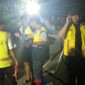 adan jalan di Desa Muntoi nyaris putus ,PPK 2.4.Glen Rau Turun lapangan Rabu (17/9/2025).