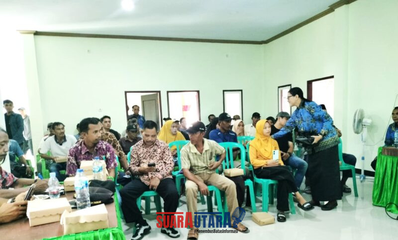 PLN Sosialisasikan Pengadaan Tanah untuk Pembangunan SUUT 150 KV Leok–Tolinggula di Harmoni