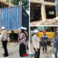 Foto Istimewa Wabup Banggai Drs.H.Furqanuddin.MM Didampingi Asisten 1 Sekda Banggai Hj Nurjalal.Amir.SH Serta Staf Khusus Bupati H Alimudin Monitoring Proyek Mess Pemda Banggai di palu