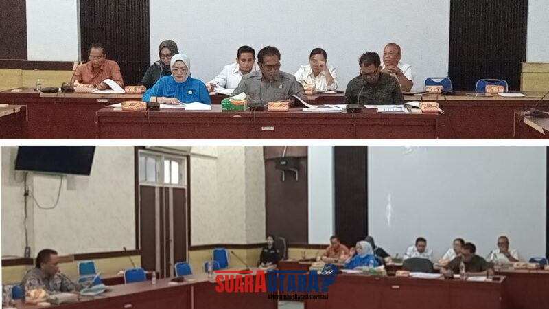 foto istimewa :  Didepan Ketua Komisi III serat beberapa, anggota dengarkan Kadishub Farid Hasbullah Karim.SH.M.H saat memberikan penjelasan terkait penyrapan anggran dinas perbubinga banggai