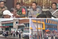 foto istimewa : Kadishub Farid Hasbullah Karim SH.M.H Pimpin Rapat Sosialisasi Penertiban parkir bersama Tim Gabungan 
