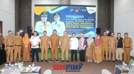 Foto Wabup Banggai Drs H.Furqanuddin.MM saat Membukan kegiatan Pemkab Banggai Gelar Sosialisasi DTSEN Menuju Satu Data Indonesia Wabup Furqanuddin Pesan Pentingnya Data Valid
