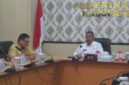 foto istimewa : Staf Ahli Bupati bidang PemHukPol Mujiono.SH.M.H Terima Kunjungan Ketua DPRD Banggai Hj Maryam Tamoreka,di dampingi Kadinsos Rudi P Bulla.S.Sos,