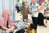 Kasus Penyakit Paru Meningkat, Bupati Bowo Langsung Turun Tinjau IGD Rumah Sakit Mokoyurli (Foto :Ist)