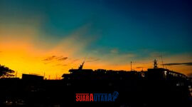Suasana Pelabuhan Rakyat Luwuk Dini Hari (Foto :Suarautara)